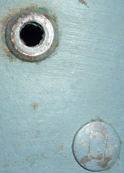 Rivet d'aération. Rivet d'aération.