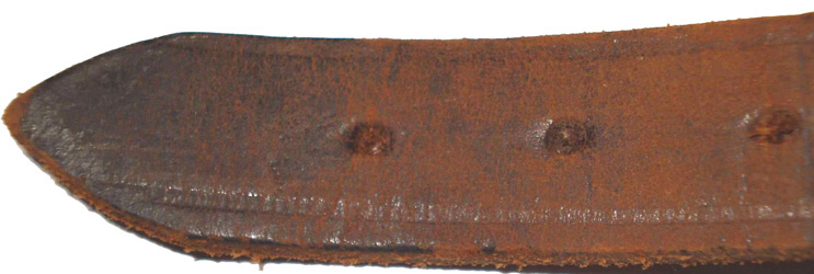 Détail partie longue. Détail partie longue.
