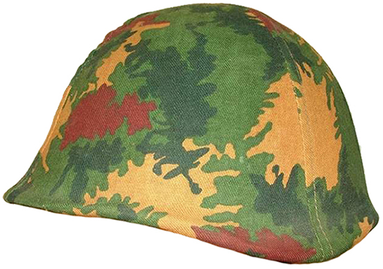 Couvre-casque Leaf des ann&eacute;es 1970.