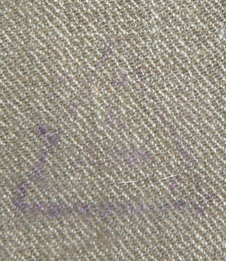 Tampon de contr&ocirc;le triangulaire.