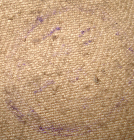 Tampon de contr&ocirc;le circulaire.