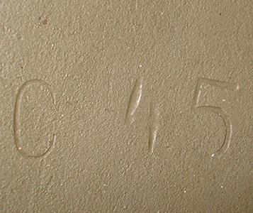 Num&eacute;rotation de lot estamp&eacute;e.