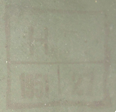 Tampon de r&eacute;ception, 1951.