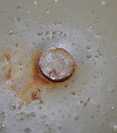 Tête de vis. Tête de vis.