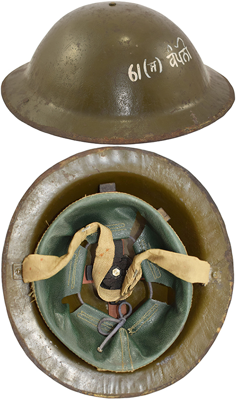 Casque Mark II de fabrication indienne. Casque Mark II de fabrication indienne.