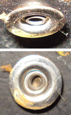 Disque de fixation de coiffe. Disque de fixation de coiffe.