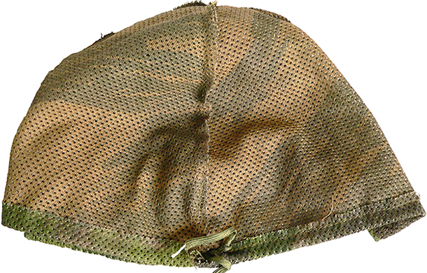 Vue à plat, face à dominante brune.