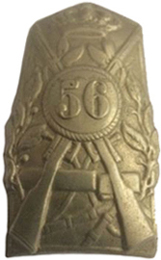 Insigne métallique modèle 28. Insigne métallique modèle 28.