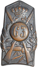 Insigne métallique modèle 28. Insigne métallique modèle 28.