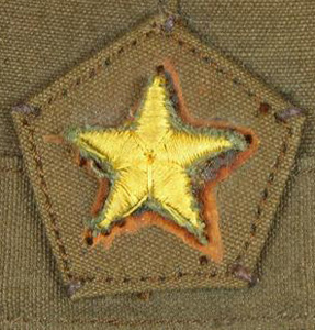 Etoile brodée.