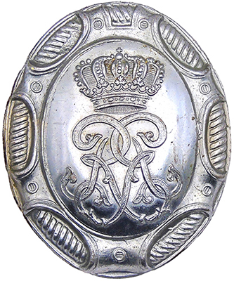 Insigne Rainier III, envers/revers. Insigne Rainier III, envers/revers.