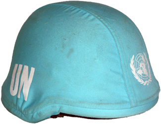 Couvre-casque ONU.