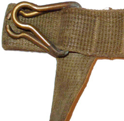 Partie gauche et boucle de fixation.