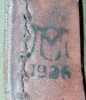 Marquage, fabrication de 1926.