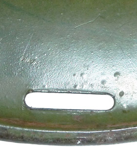 Fente de transport, bord retourné.