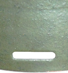 Fente de transport, bord brut.