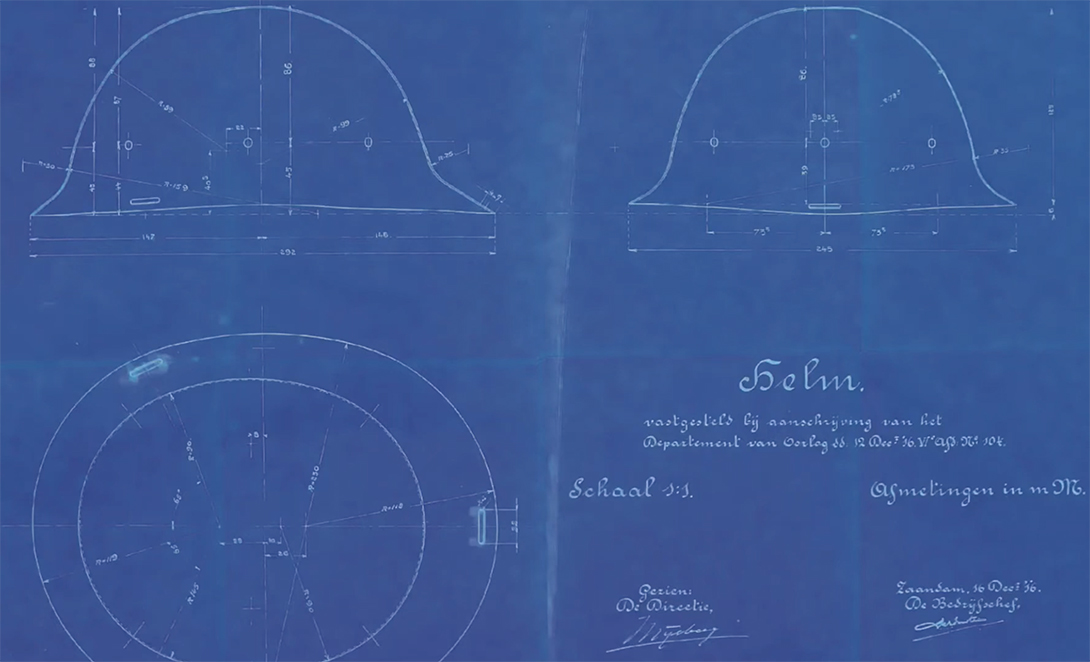 Sch&eacute;ma technique casque mod&egrave;le 16