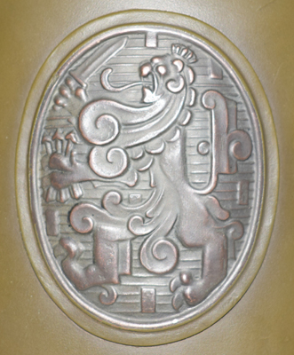 Insigne, peinture vert olive lisse - 1933.