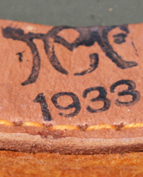 Tampon d'acceptation de 1933.