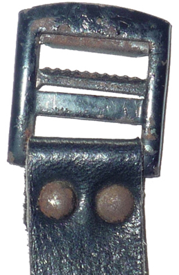 Boucle en tôle emboutie. Boucle en tôle emboutie.