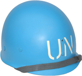 Sous-casque destiné à l'ONU. Sous-casque destiné à l'ONU.
