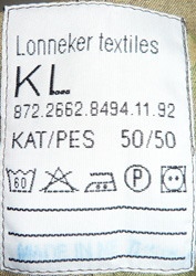 Etiquette fabricant. Etiquette fabricant.