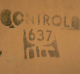 Marquage de contrôle. Marquage de contrôle.