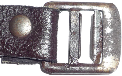 Boucle à double passant : vue de dessus.