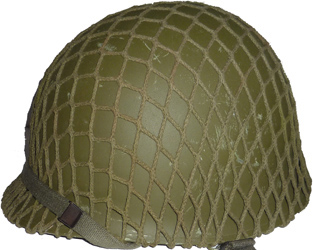 Casque camouflé. Casque camouflé.