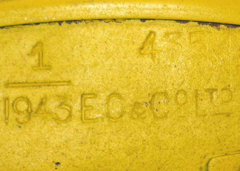 Fabrication E.C & Co 1943. Fabrication E.C & Co 1943.