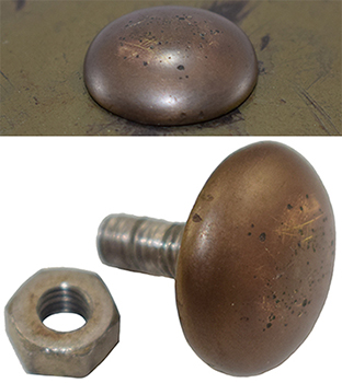 Vis et écrou non réglementaire. Vis et écrou non réglementaire.