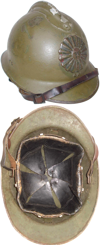 Casque Adrian modèle 34 d'importation française.