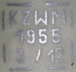 Marquage coque - 1955.