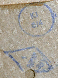 Tampon de contrôle.