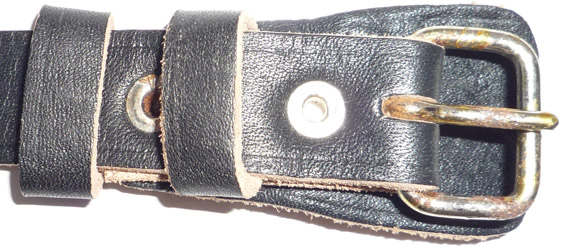 Boucle à ardillon de fixation.