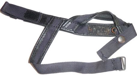 Jugulaire, partie droite avec mentonnière.