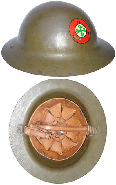 Casque modèle 917/30 reversé à la D.C.T.