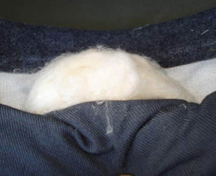 Rembourrage en coton.