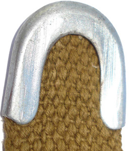 Renfort d'extr&eacute;mit&eacute; m&eacute;tallique.