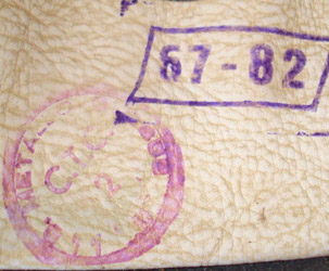 Autre cachet de contr&ocirc;le.