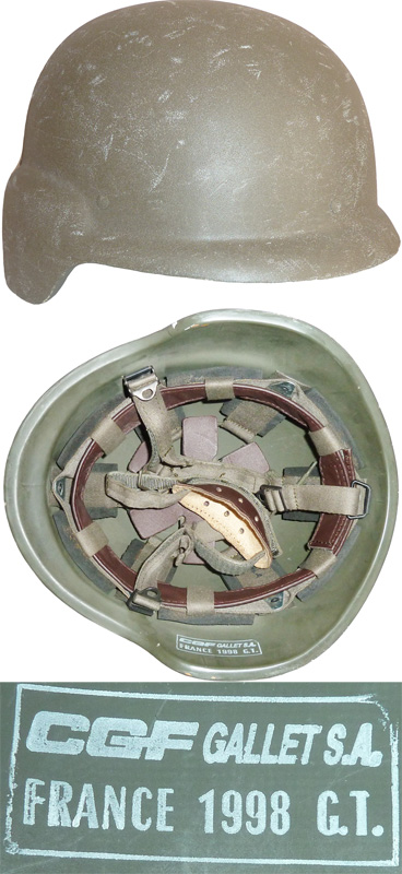 Casque composite d'importation française. Casque composite d'importation française.
