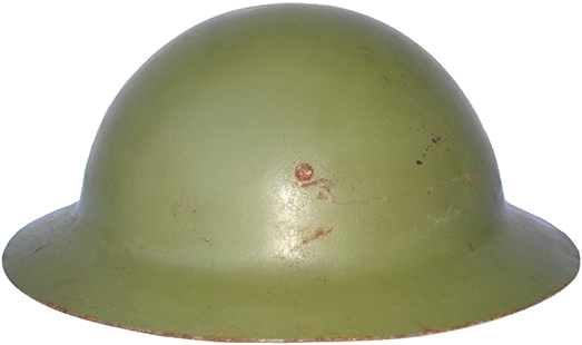 Vue avant (remarquer le rivet).