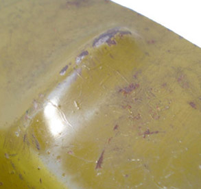 Défaut d'emboutissage - intérieur.