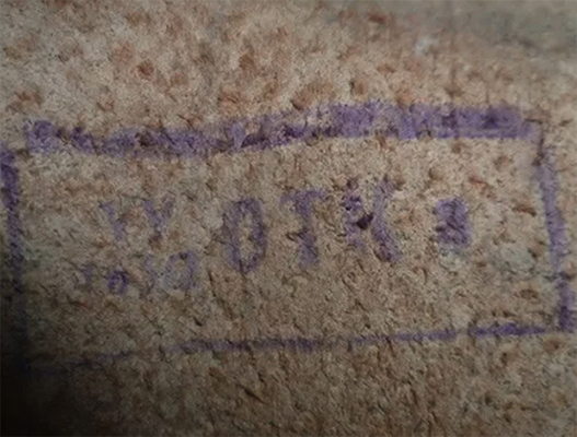 Tampon de contrôle OTK.