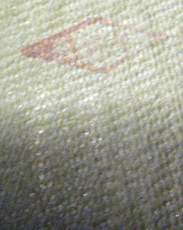 Tampon de contrôle.