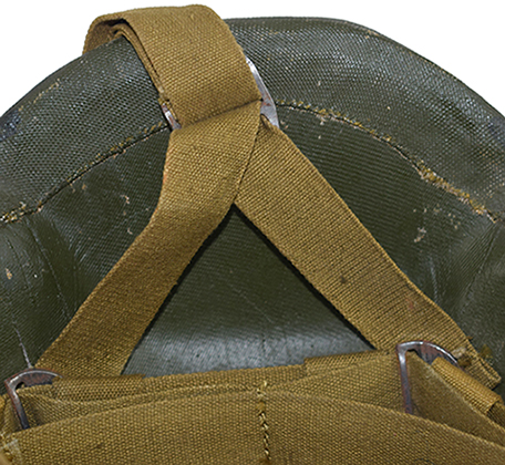 Système en V avec boucle coulissante.