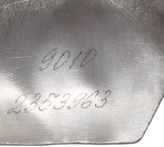 Numérotation plaque latérale gauche : 235 (numérotation du bonnet) 3963 (numérotation plaque).