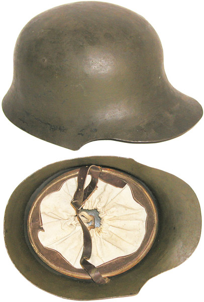 Casque d'essai de forme allemande.