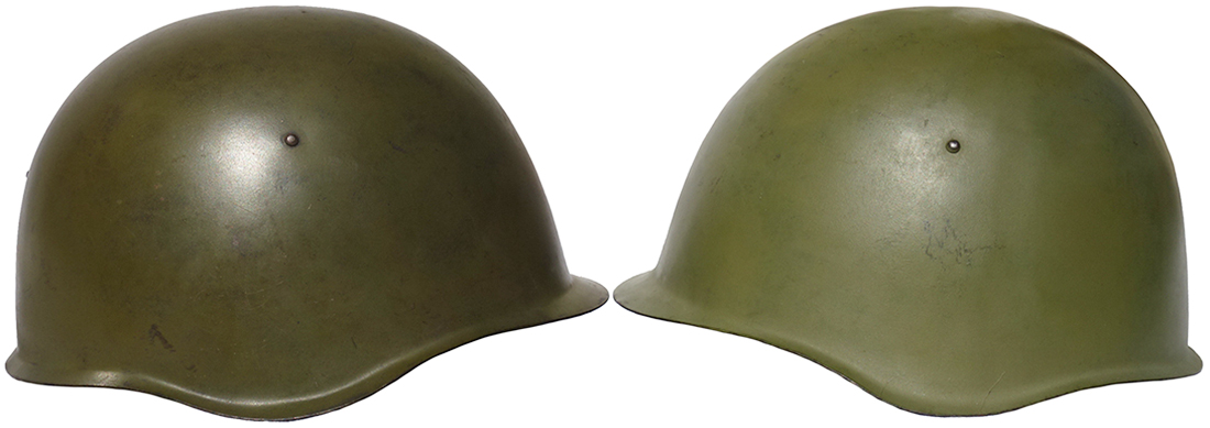 Comparatif des bombes (taille 2) de fabrication Lysva (gauche) et Octobre Rouge (droite). Comparatif des bombes (taille 2) de fabrication Lysva (gauche) et Octobre Rouge (droite).