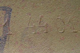 Numéro de lot d'acier. Numéro de lot d'acier.